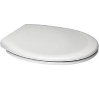 Euroshowers White One Seat Soft Close Toilet Seat with Top Fix/Blind Hole Fittings and ONE Button Quick Release