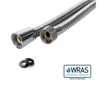 EuroShowers WRAS Approved SuperStretch 8mm Bore Shower Hose - 150cm to 200cm