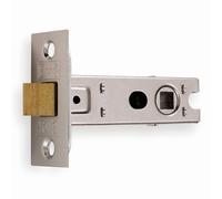 Eurospec Bolt-Through Tubular Latch 76mm Square (8mm Follower) - Nickel Plated