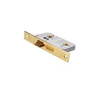 Eurospec Electro Brassed Easi-T Residential Bathroom Lock 78mm (Bae5030Eb)