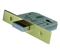Eurospec Pvd Easi T 5 Lever Bs Deadlock 76mm (Ldb5530Pvd)