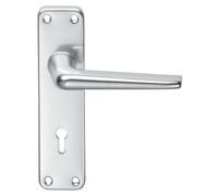 Eurospec Satin Anodised Aluminium Aluminium Lever On Lock Backplate (Saa21)