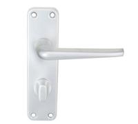 Eurospec Satin Anodised Aluminium Aluminium Lever On Wc Backplate (Saa21Wc)