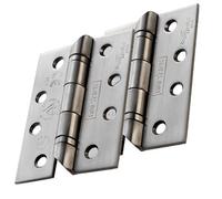 EuroSpec Satin Stainless Steel 4" Ball Bearing Hinges