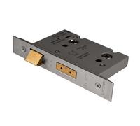 Eurospec Satin Stainless Steel Bathroom Lock 76mm (Bas5030Sss)