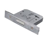 Eurospec Satin Stainless Steel Easi T 5 Lever Bs Deadlock 76mm (Ldb5530Sss)