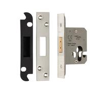 Eurospec Satin Stainless Steel Euro Profile Deadlock 64mm (Eds5025Sss)