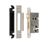 Eurospec Satin Stainless Steel Euro Profile Sashlock 64mm (Ess5025Sss)