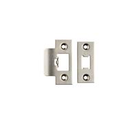 Eurospec Satin Stainless Steel Forend Strike & Fixing Pack To Suit Heavy Duty Tubular Latch (Fsf5009Sss)