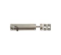 Eurospec Satin Stainless Steel Straight Barrel Bolt (Bbt1150Sss)
