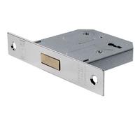 Eurospec Sterling Economy 3 Lever Deadlock 2.5" NP Finish