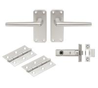 Eurospec Sterling Internal SAA Latch Pack With Hinges SAA22/INT/BP