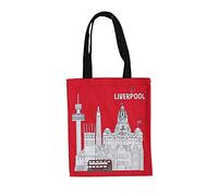 Eurostick Canvas Shopper Tote Bag Manchester Bee London Liverpool Edinburgh Ireland Cardiff Cork Dublin Bus (Liverpool Shopper)