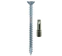 Eurotec Justitec 111807 Adjusting Screw 6.0X 90 TX25 Galvanised Blue Silver
