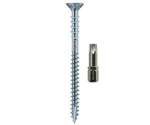 Eurotec Justitec 111807 Adjusting Screw 6.0X 90 TX25 Galvanised Blue Silver