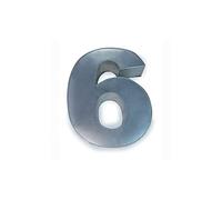 EUROTINS Large Number 6 Birthday Wedding Anniversary Cake Tin - Cake Pan, 14" x 10" x 3", Commercial Grade Steel