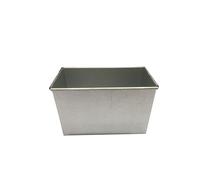 EUROTINS Medium Commercial Bakery Bread Loaf Tin 800gm Single Natural Finish