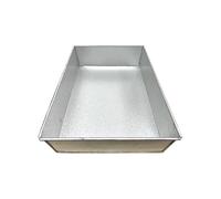EUROTINS Rectangle Baking Tray Cake Tin 12" x 9” Birthday, Anniversary Wedding Oblong Pan Mould (30 x 23 cm)