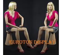 Euroton J-8 Sitting Window Mannequin / Model Figure, Female