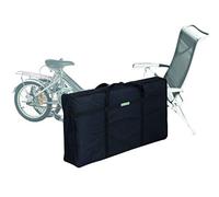 Eurotrail S Folding Carry / Storage Bag for Awnings, Chairs or Folding Bicycles, 116 x 60 x 20 centimeters, Black