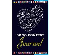 Eurovision Song Contest Show Souvenir Journal Notebook: Eurovision Festival Fans Present for Gay Music Addicts - LGBT Gay Gift Ideas