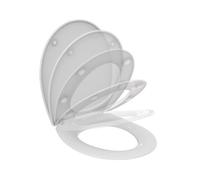 Ideal Standard D Shaped Toilet Seat Revo White with Softclosing E131801