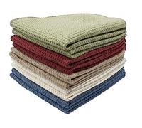 Eurow Microfiber Ultra Absorbent Fast-Drying Waffle Weave Dish Cloths for Kitchen Cleaning, Dishwashing, and Spills, Durable and Reusable, Soft on Surfaces, 13x13 Inches, 10-Pack