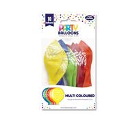 Eurowrap 10 Party Balloons Assorted Pack of 6 12927-MCC