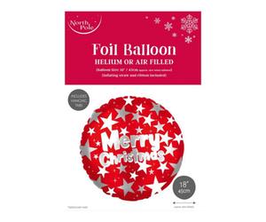 Eurowrap 18" Merry Christmas Foil Balloon
