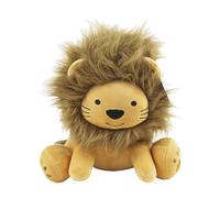 Eurowrap 8" Plush Lion Teddy Bear Toy With Fluffy Mane - Brown - Soft Plush Toy - Perfect for Children, Gifts, Birthdays, for Kids