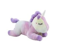 Eurowrap 8" Plush Unicorn Teddy Bear Toy - Pink/White/Purple - Soft Plush Toy - Perfect for Children, Gifts, Birthdays, for Kids
