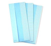 Eurowrap Blue Patten Tissue Paper Pack of 6 Sheets 3 Designs