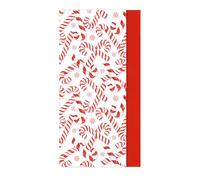 Eurowrap Candy Cane 8 Sheet Tissue Paper - 4 Sheets Red & 4 Sheets Candy Cane Print - 50 x 70 cm FSC Mix - Christmas Wrapping & Craft