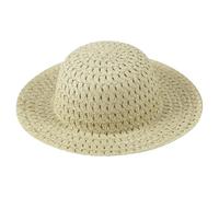 Eurowrap Children’s Easter Bonnet Plain Straw Style Hat for Decorating School Parade Craft Activity Spring Seasonal Accessory