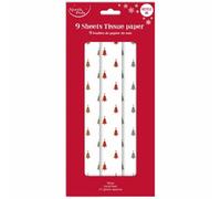 Eurowrap Christmas Foil Tree Design 9 Sheet Tissue Paper