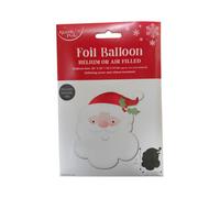 Eurowrap Christmas Santa Head Foil Balloon