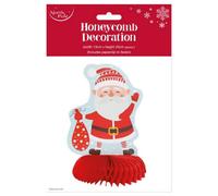 Eurowrap Christmas Santa Honeycomb Decoration
