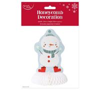 Eurowrap Christmas Snowman Honeycomb Decoration