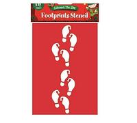 Eurowrap Edward Elf Small Cute Santas Elf Mini Footprint Stencils Naughty Elf 2 Sheets