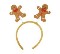 Eurowrap Gingerbread Man Christmas Head Boppers Fancy Dress Headband