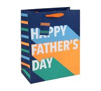 Eurowrap Happy Father's Day Large Gift Bag with Gift Tag