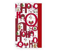 Eurowrap HoHoHo Santa Christmas 8 Sheets Decorative Tissue Paper for Gift Wrapping Present Crafts Wrapping Paper 50cm x 70cm