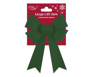 Eurowrap Luxury Large Green Velour Gift Bow Traditional Christmas Birthday Present Xmas