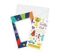 Eurowrap Make Your Own Father's Day Card with Stickers & Envelope