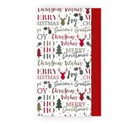 Eurowrap Merry Christmas Stag 8 Sheets Decorative Tissue Paper for Gift Wrapping Present Crafts Wrapping Paper 50cm x 70cm