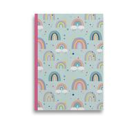 Eurowrap Rainbow A4 Lined Notepad 100 Sheets for School & Office