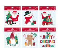 Eurowrap Single Christmas 7" Gel Window Sticker