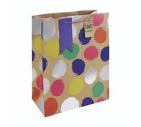Eurowrap Spots Kraft Large BAG PK6