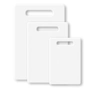 EUROXANTY® Cutting Board | Kitchen Board | Chopping Board | Embossed Board | Cutting Vegetables | For All Types of Raw and Cooked Food | Pack of 3