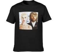 Eurythmics Revenge Vinyl Cd Cover T-Shirt Mens Balck Tees Unisex Shirt(Small)